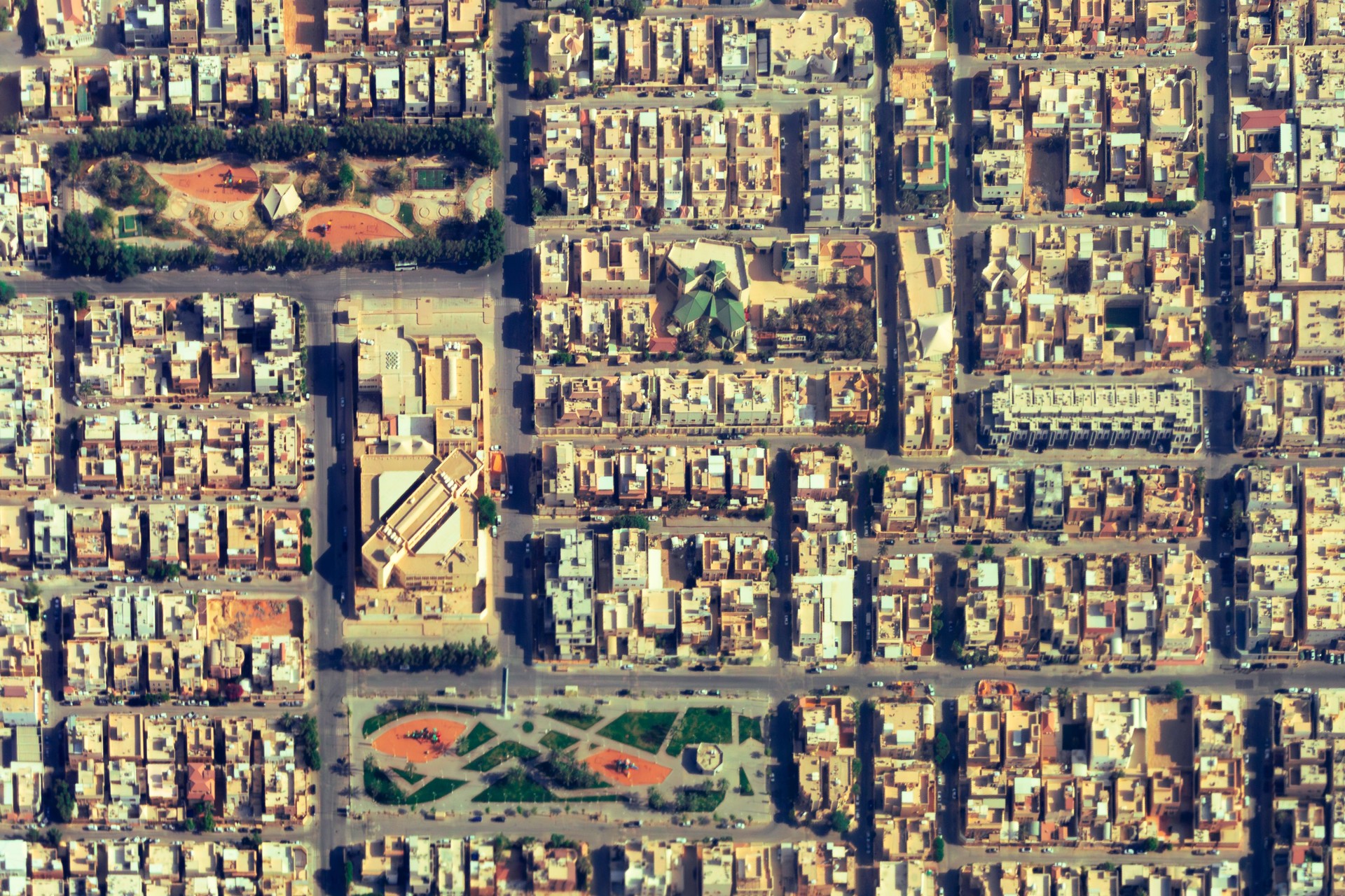 Geometric Urban Planning in Riyadh's Residential Districts
